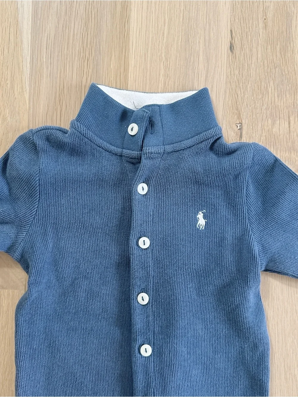NWOT Ralph Lauren French-Rib Cotton Coverall